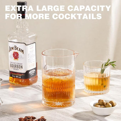 KITESSENSU Premium Cocktail Mixing Glass 23oz - Image 5