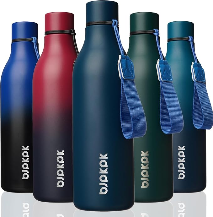 BJPKPK 25oz Insulated Water Bottle, Stainless Steel Bottle by BJPKPK