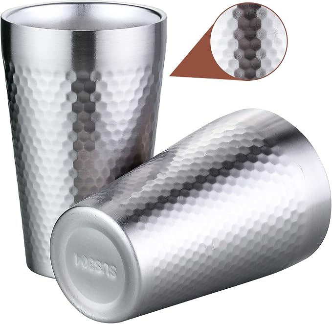BEFOY Pint Cup - 16oz Double Layer Cup Wall Stainless Steel Unbreakable Hot & - Image 7