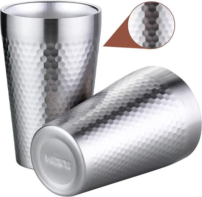 BEFOY Pint Cup - 16oz Double Layer Cup Wall Stainless Steel Unbreakable Hot & - Image 7