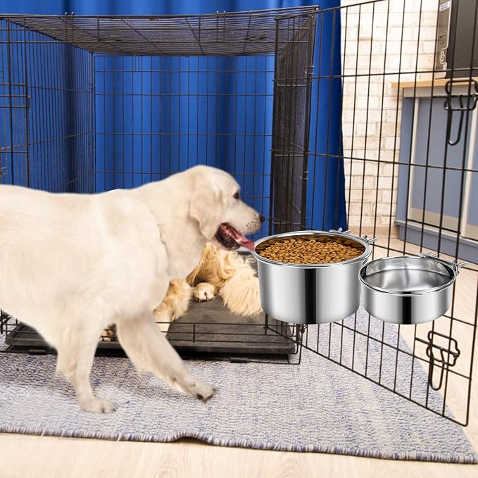 2 Pcs Large Dog Food Water Bowl - Image 7