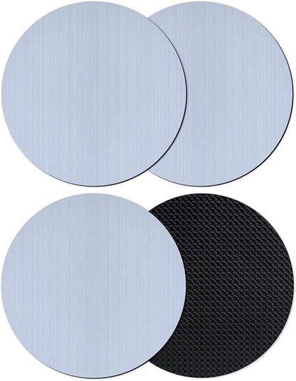 Farmhouse Blue Thin Lines Coasters Set of 4, Absorbent Coasters by Unknown