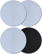 Farmhouse Blue Thin Lines Coasters Set of 4, Absorbent Coasters by Unknown