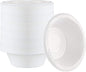 200 Count Disposable 5 ounce White Plastic Dessert Bowls