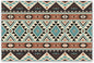 Aztec Southwest Placemats Rustic Tribal Geometric Decorative Table Mat Antique Native Heat Resistant Place Mats for Dining Kitchen Party Holiday Decor 12x18 in 6 PCS