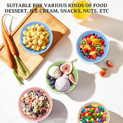 Small Bowls 10oz, Unbreakable & Lightweight Wheat Straw Bowls Sets of 8 - Image 6