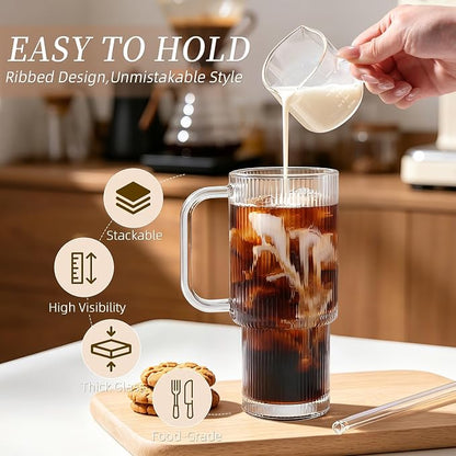 Iced Coffee Cups with Lids: Coffee Bar Accessories - Image 3
