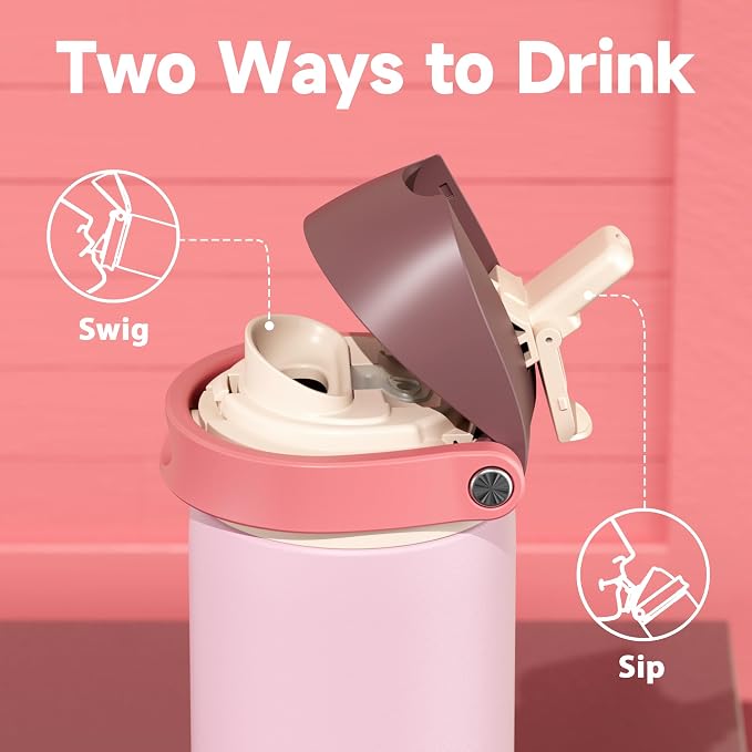 24 oz Insulated Water Bottle for Sports: Meoky Stainless Steel Water Bottle - Image 2