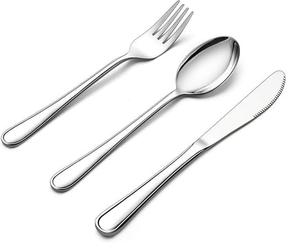 LIANYU 12-Piece Kids Silverware Set, Stainless Steel Toddler Utensils Set | by LIANYU