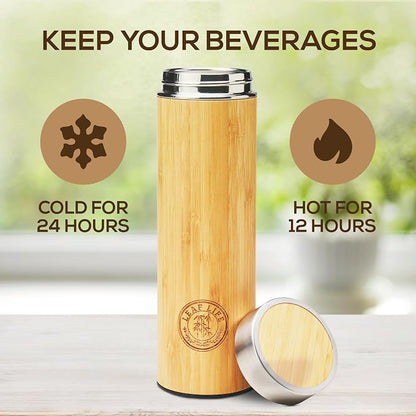 Leaflife Premium Bamboo Tea Infuser Bottle - Image 3