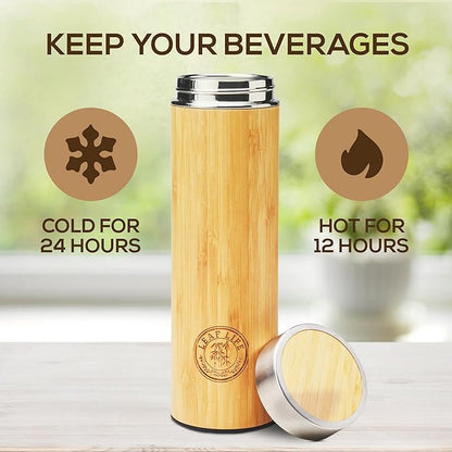 Leaflife Premium Bamboo Tea Infuser Bottle - Image 3