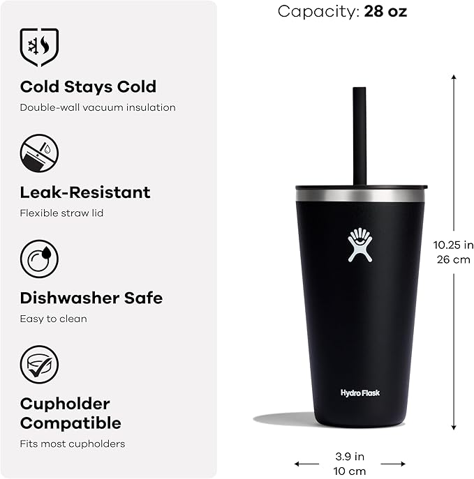 Hydro Flask 28 Oz All Around Tumbler Straw Lid Agave - Image 3