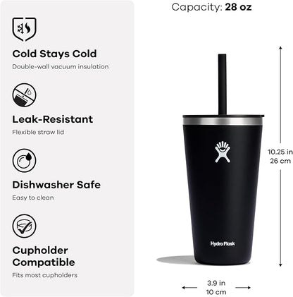 Hydro Flask 28 Oz All Around Tumbler Straw Lid Agave - Image 3