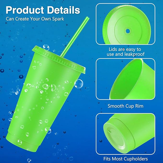 Amyhill 24 Pcs Reusable Cups - Image 3