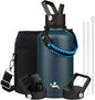 Konokyo 64 oz Insulated Stainless Steel Water Bottle Jug by Konokyo