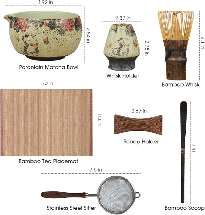Matcha Set, 7-Piece Matcha Whisk Set - Image 5