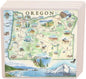 Oregon State Ceramic Coasters Set of 4