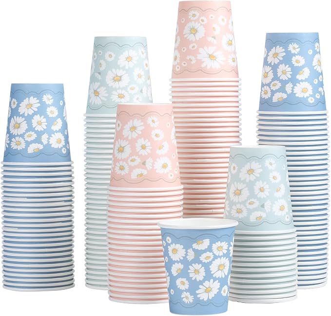 Lamosi 300 Pack 5 oz Paper Cups, Disposable Small Bathroom Water Cups | Mini by BuyNow