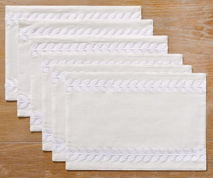 Wracra Embroidered Place Mats by Wracra