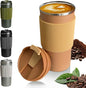 Insulated Travel Coffee Mug, Stainless Steel Coffee Cup by YINBAOGE