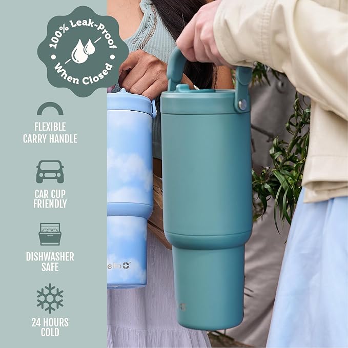 Ello Oasis Go+ 32oz Insulated Stainless Steel Tumbler - Image 4