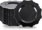 COLOSUS 60pcs Black Plastic Party Dinner Plates - 9.5 Inch- Heavy Duty Disposable Plastic Dinner Plates for Party Wedding Birthday and Everyday Use