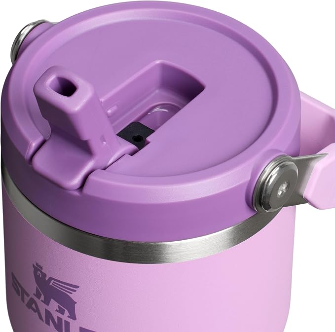 STANLEY IceFlow 2.0 Flip Straw Tumbler, 20 oz, Lilac | Easy Carry Handle | - Image 2