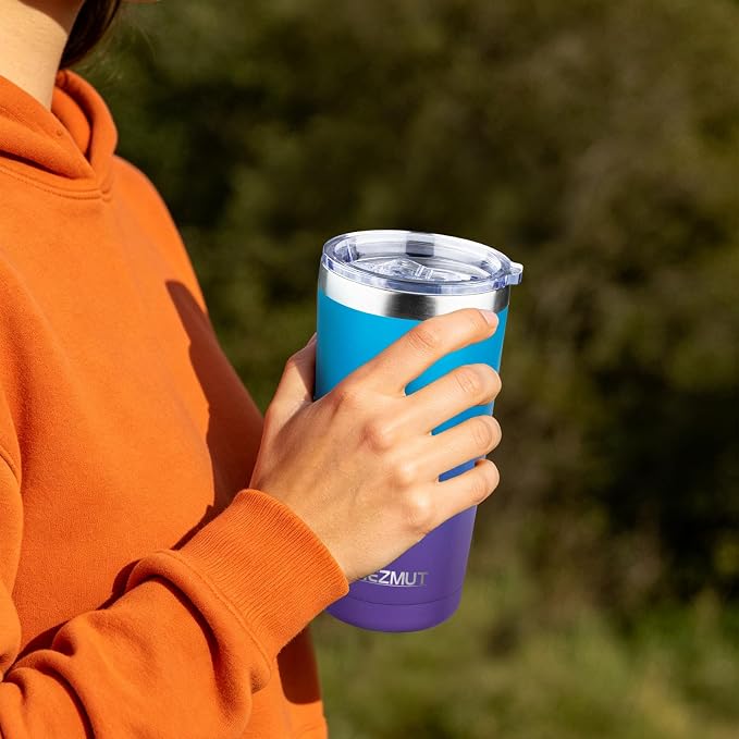 20oz Insulated Tumbler Cup Travel Coffee Mug - Image 7