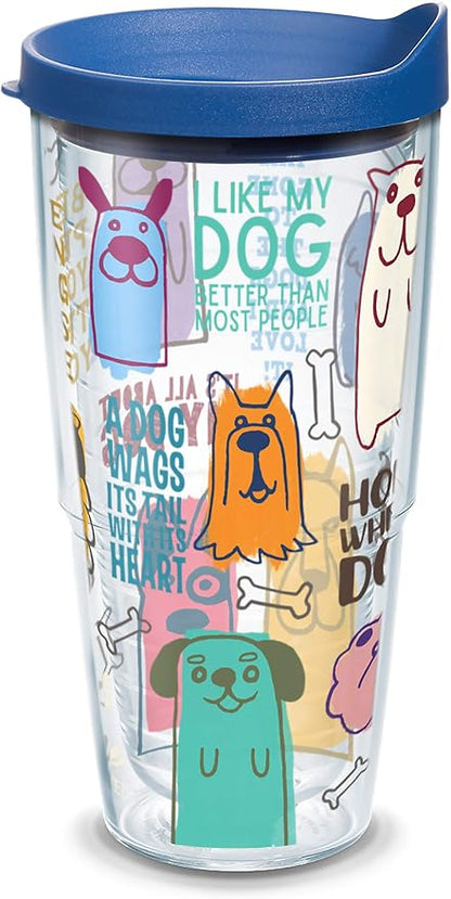 Tervis Dog Sayings Made in USA Double Walled Insulated Tumbler Travel Cup Keeps by TervisTumblerCompany