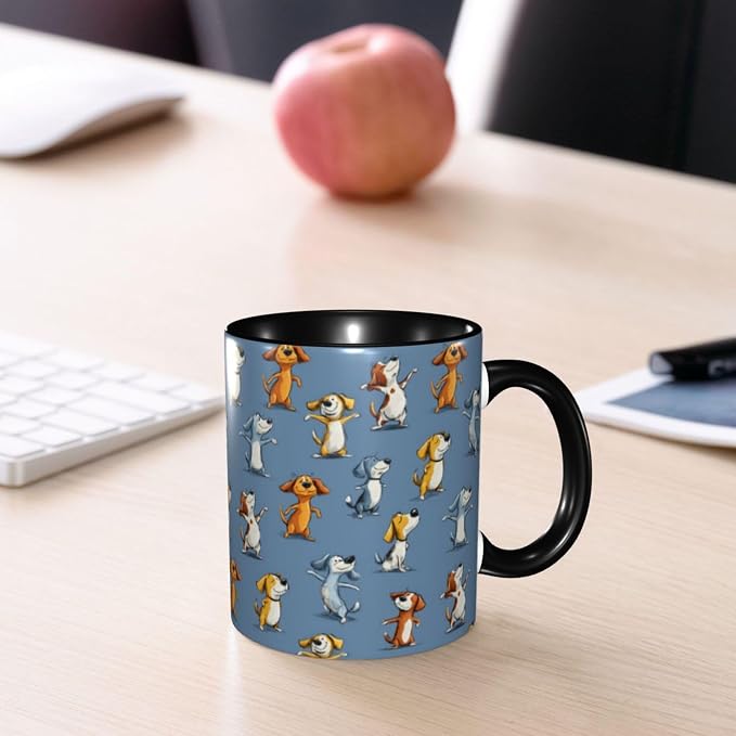 Yrebyou Dogs Coffee Mug 11oz Ceramic Cup - Image 7