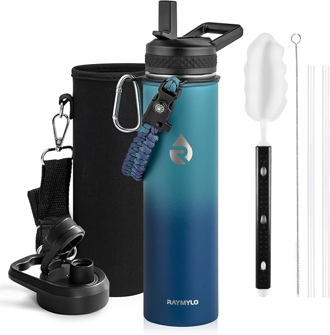 RAYMYLO Insulated Water Bottle 24 oz, Triple Wall Vacuum Stainless Steel | by RAYMYLO