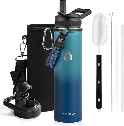 RAYMYLO Insulated Water Bottle 24 oz, Triple Wall Vacuum Stainless Steel | by RAYMYLO