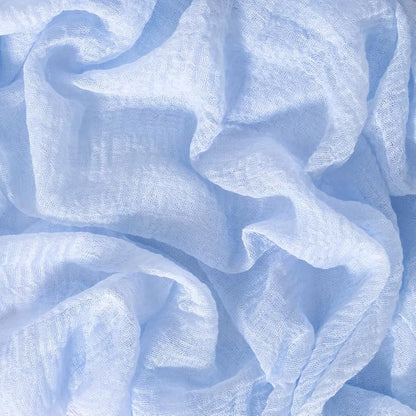 Cheesecloth Table Runner Summer Boho Wedding Shower Party Home Decor | Blue - Image 6