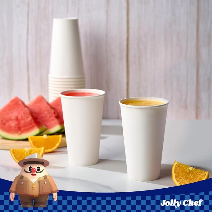 JOLLY CHEF 180 Count 16 oz Coffee Cups, or Tea, Suitable - Image 5