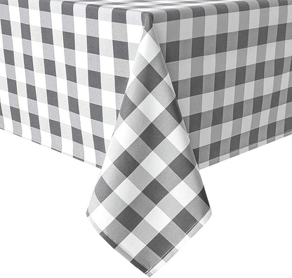 Checkered Rectangle Tablecloth by Hiasan
