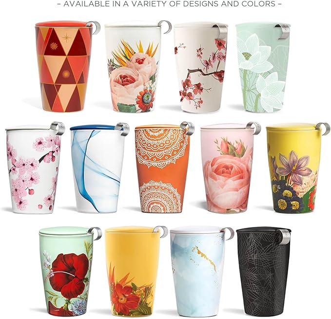 Tea Forte Double-Walled Ceramic Kati Cup, 12 oz | Insulated Ceramic - Image 7