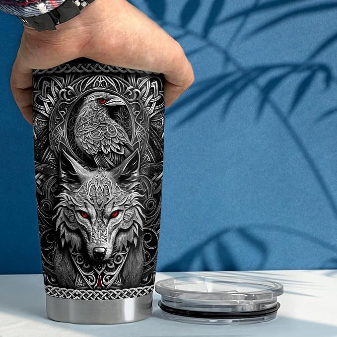 Viking Cup Tumbler 20oz Viking Gifts - Image 5