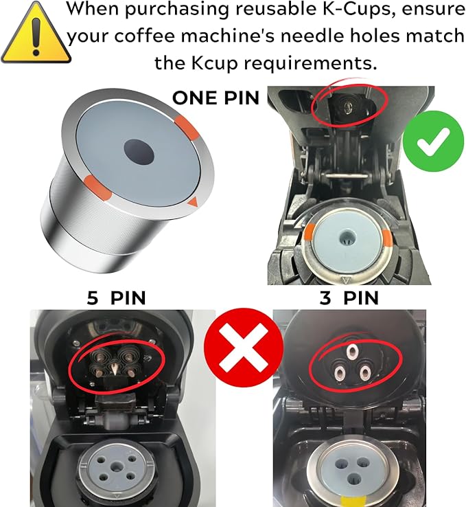Reusable k Cup Coffee Filters, Universal stainless steel Refillable k Cups - Image 8
