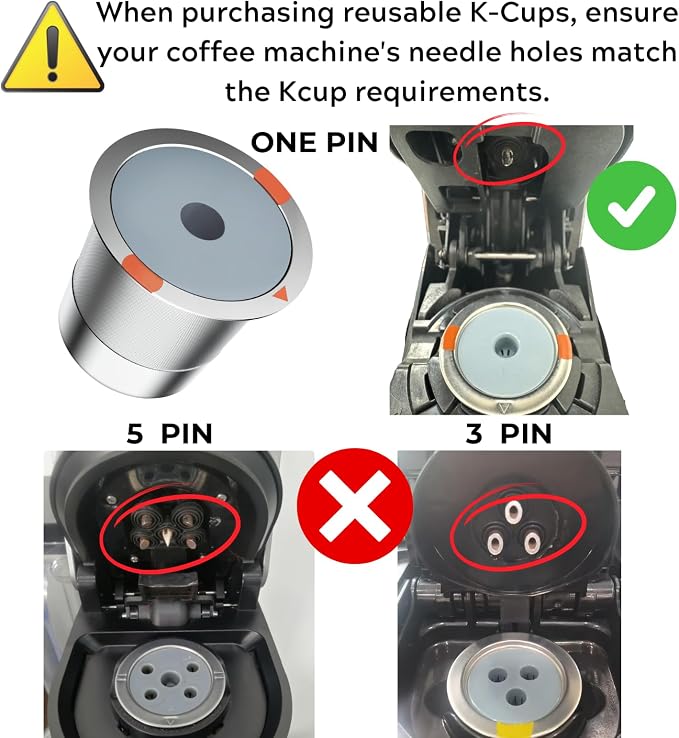 Reusable k Cup Coffee Filters, Universal stainless steel Refillable k Cups - Image 7