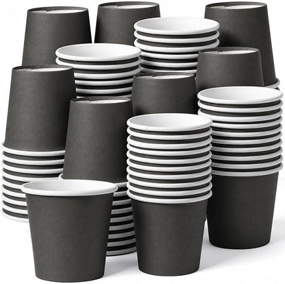200 Pcs Mini Coffee Cups Brown Culture Cup 2oz Disposable Bathroom Cups Paper by Unknown