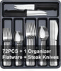 Pleafind 73-Piece Silverware Set by Pleafind