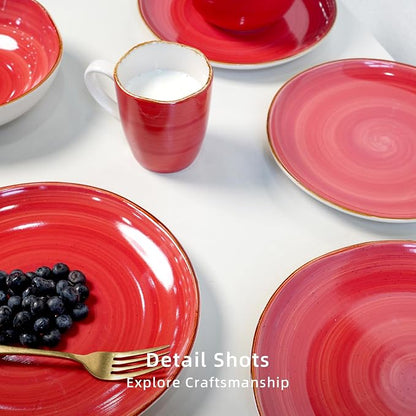 Highland 16-Piece Dinnerware Set Service - Image 5