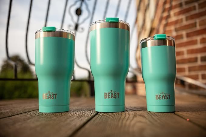 Beast 30 oz Tumbler Stainless Steel Vacuum Insulated Coffee Ice Cup Double Wall - Image 8