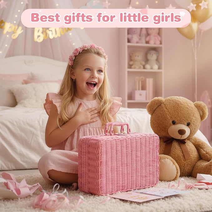 Porcelain Tea Set for Toddlers, Tea Party Set for Little Girls, Princess Party - Image 7