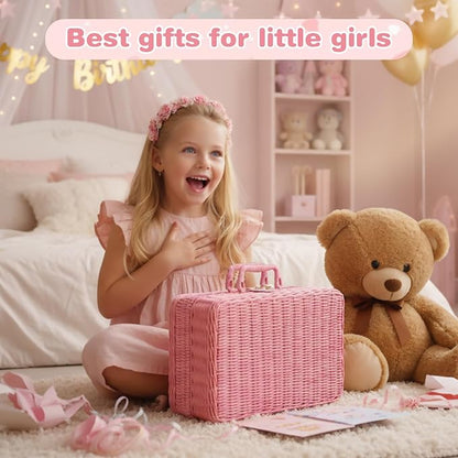 Porcelain Tea Set for Toddlers, Tea Party Set for Little Girls, Princess Party - Image 7