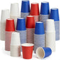 Mimorou 300 Pack 8 oz Disposable Patriotic Paper Cups by Mimorou