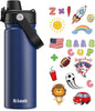 baab 18oz Kids Insulated Water Bottle 18/8 Stainless Steel Kids Cup 1 Pack | by baabKidWatterBottle