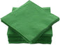 Big Party Pack 40 Count Green Dinner Napkins Tableware- Ideal for Wedding, Party, Birthday, Dinner, Lunch, Cocktails. (7” x 7”)