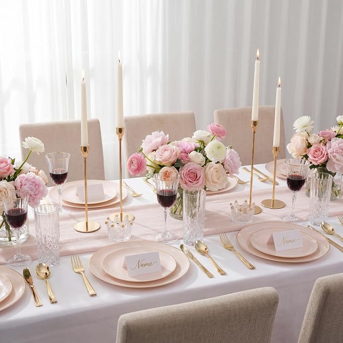 KIRE 350 PCS Pink Disposable Plates - Image 8