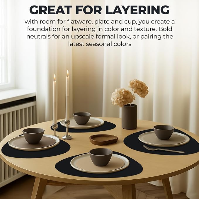Faux Leather Placemats and Coasters - Image 6